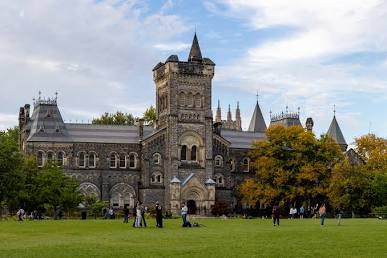 Historic stone architecture of the University of Toronto campus in Canada, representing a top study abroad destination for Nigerian scholarship applicants.